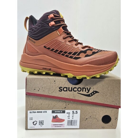 Saucony Shoes - Saucony Ultra Ridge Gore-Tex Women's‎ 5.5 Waterproof Hiking Trail Shoes New